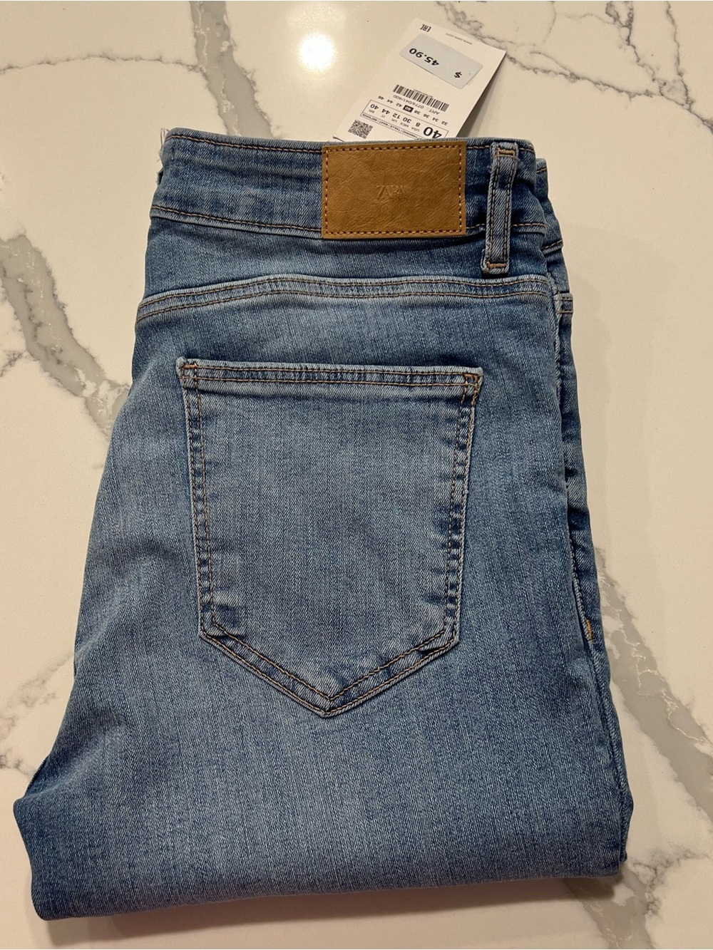 ZARA Women’s  Skinny Jeans in Mid Blue Wash - Size 8❤️ - Picture 11 of 13